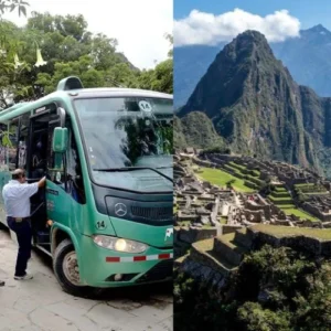 bus de aguas calientes a machu picchu