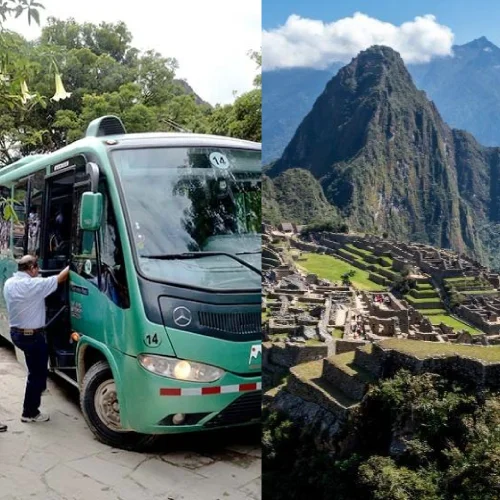 bus de aguas calientes a machu picchu